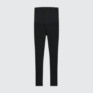 Leggins Uniqlo Ultra Stretch Maternity Mujer Negras | 85319-IGFP