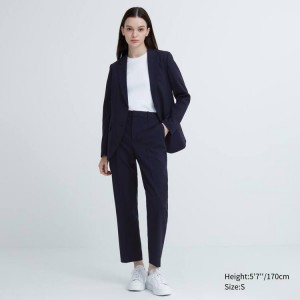 Pantalones Uniqlo Airsense Ultra Light Mujer Azul Marino | 32605-GTCV