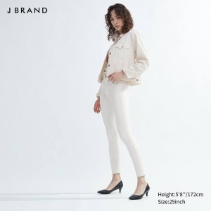 Pantalones Uniqlo Jnd Jeggings Mujer Blancas | 48153-XUSG