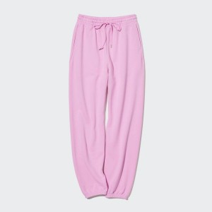 Pantalones Uniqlo Joggers Mujer Rosas | 05378-ACDT