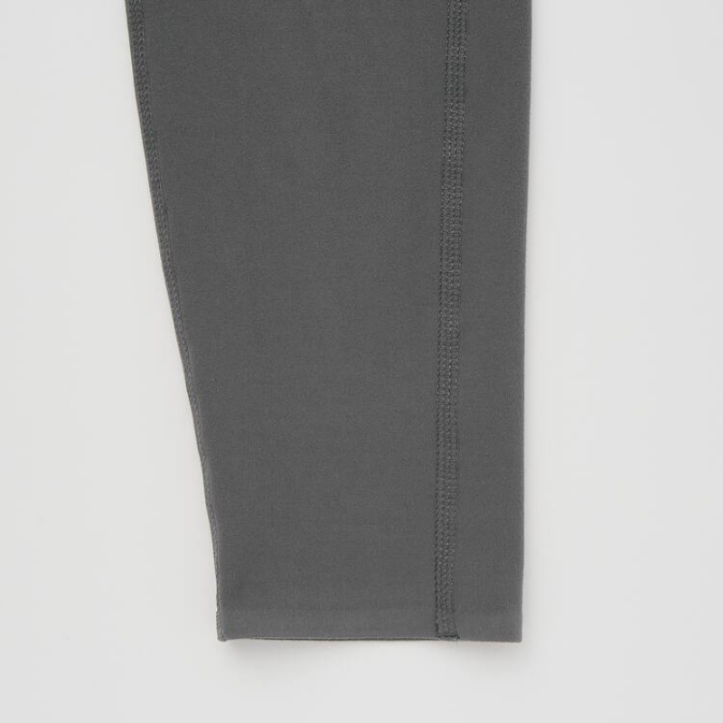 Leggins Uniqlo Airism Uv Protection With Pockets (Long) Mujer Gris | 87690-LMSG