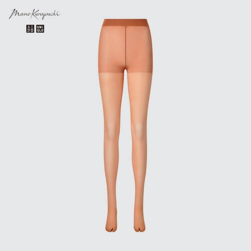 Leggins Uniqlo Mame Kurogouchi Sheer Tabi Stockings Mujer Marrones | 29157-UBAC