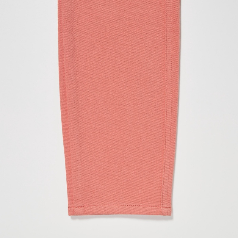 Leggins Uniqlo Ultra Stretch High Rise Cropped Mujer Rosas | 46130-BAYX