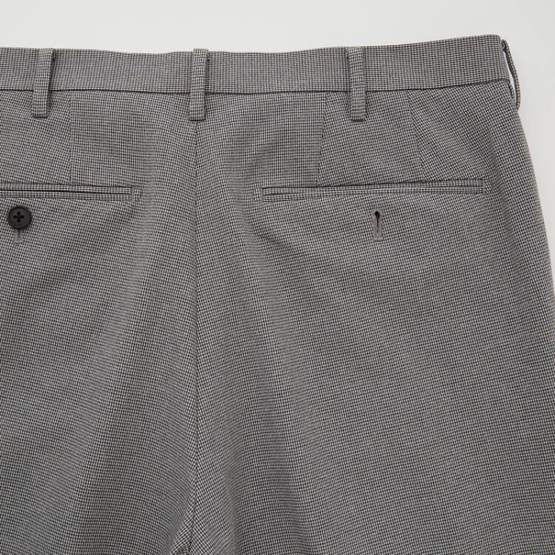 Pantalones Uniqlo Airsense Ultra Light Houndstooth Hombre Gris | 02935-CEWH