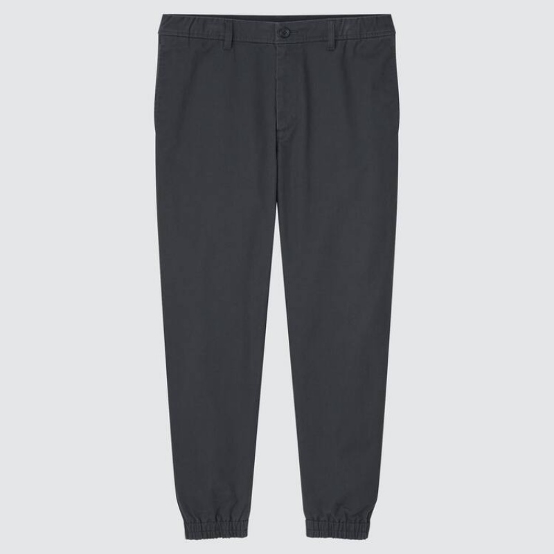 Pantalones Uniqlo Joggers Hombre Gris Oscuro | 76083-MRFL