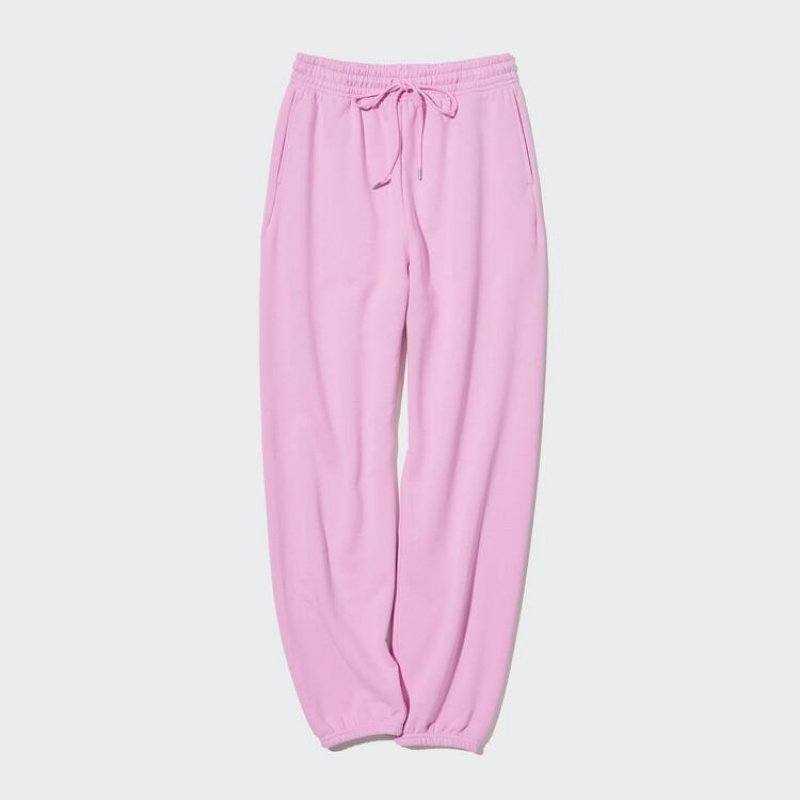 Pantalones Uniqlo Joggers Mujer Rosas | 05378-ACDT