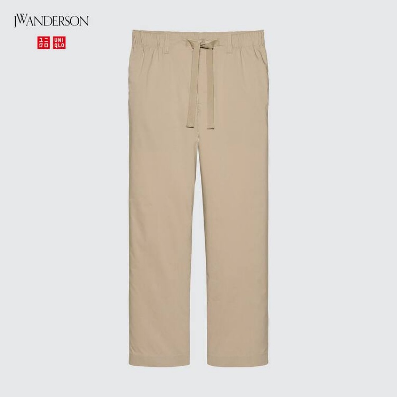 Pantalones Uniqlo Jw Anderson Easy Hombre Beige | 19834-TOJZ