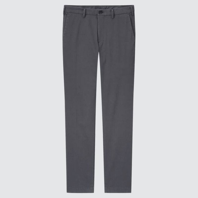 Pantalones Uniqlo Slim Fit Chinos Hombre Gris | 50368-THYU